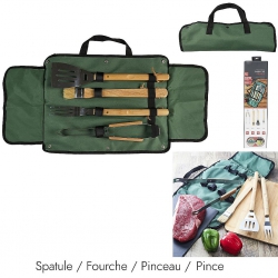 COFFRET 4 USTENSILES BARBECUE