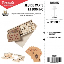 JEU DE 54 CARTES KRAFT ET...