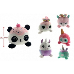 PELUCHE TETE ANIMAL 20 CM...