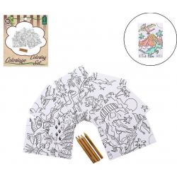 6 FEUILLES A COLORIER AVEC...