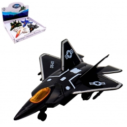 AVION DE CHASSE 16 CM METAL