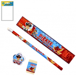 SET PAPETERIE PIRATE 19 CM...