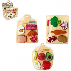 BOIS PUZZLE ALIMENT A DECOUPER