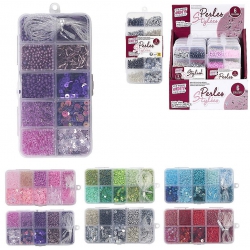 COFFRET PERLES AVEC FIL