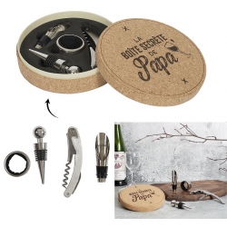 COFFRET A VIN EN LIEGE 4...