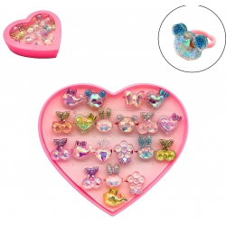 BAGUE AJUSTABLE ENFANT 3 D