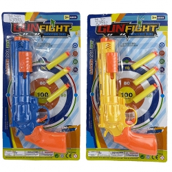 PISTOLET 3 FLECHES MOUSSE