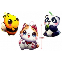 PELUCHE ANIMAL 17 CM 3...
