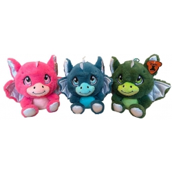 PELUCHE DRAGON CRIMSON 17 CM