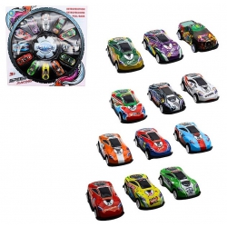COFFRET 12 VOITURE METAL 7 CM