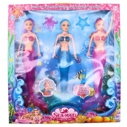 COFFRET 3 POUPEES SIRENE...