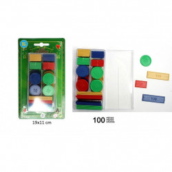 BOITE DE 100 JETONS