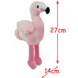 PELUCHE FLAMANT ROSE 27 CM